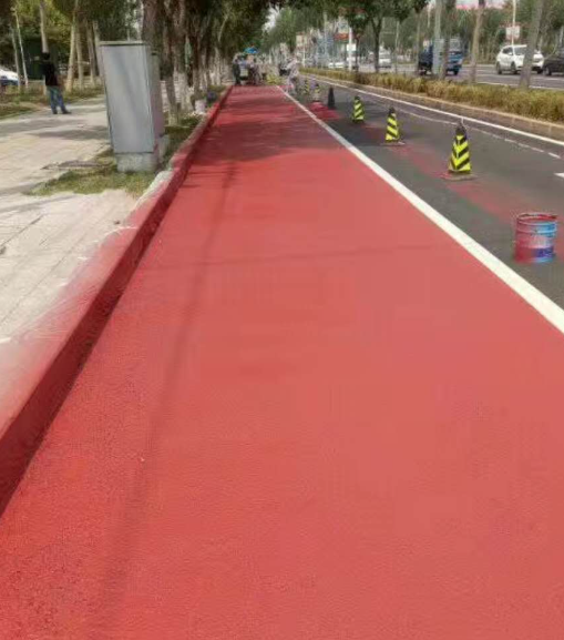 船营彩色路面喷涂施工要点